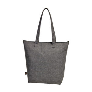 Shopper Tessuto Felpato grigio / UNICA - personalizzabile con logo