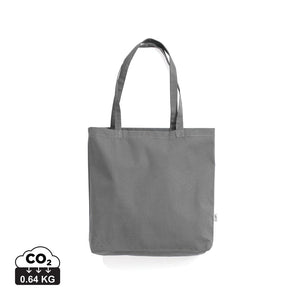 Shopper VINGA in canvas BIO 350g grigio - personalizzabile con logo