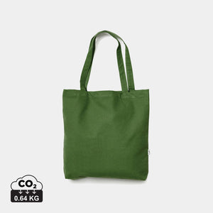 Shopper VINGA in canvas BIO 350g verde - personalizzabile con logo