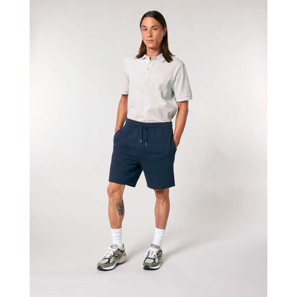 Shorts Jogging Unisex In French Terry Trainer 2.0 blu navy / XXS - personalizzabile con logo