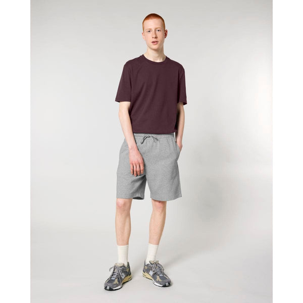 Shorts Jogging Unisex In French Terry Trainer 2.0 grigio / XXS - personalizzabile con logo