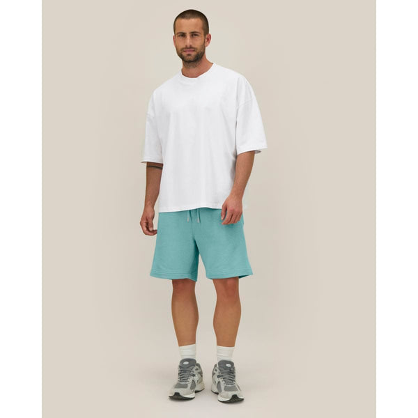 Shorts Jogging Unisex In French Terry Trainer 2.0 verde / XXS - personalizzabile con logo