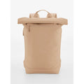Simplicity Roll-Top Backpack Lite marrone - personalizzabile con logo