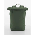Simplicity Roll-Top Backpack Lite verde - personalizzabile con logo