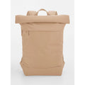 Simplicity Roll-Top Backpack marrone - personalizzabile con logo