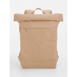 Simplicity Roll-Top Backpack marrone - personalizzabile con logo