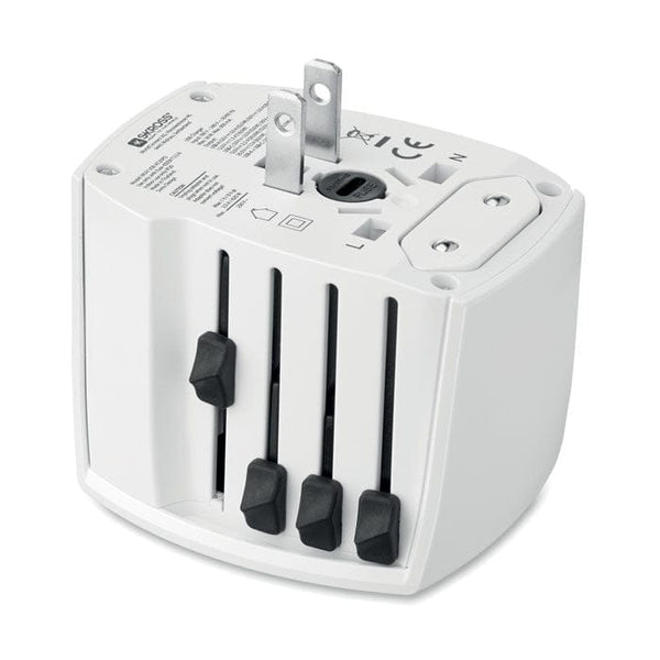 Skross MUV USB AC 30W PD Bianco - personalizzabile con logo