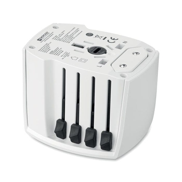 Skross MUV USB AC 30W PD Bianco - personalizzabile con logo