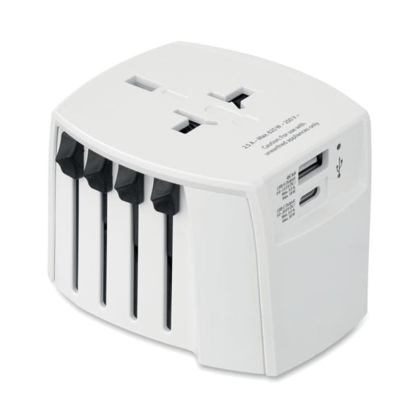 Skross MUV USB AC 30W PD Bianco - personalizzabile con logo