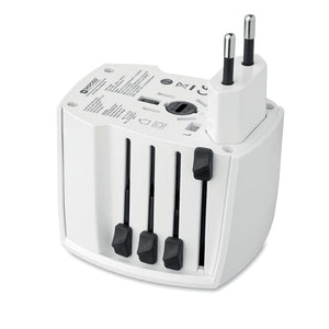 Skross MUV USB AC 30W PD Bianco - personalizzabile con logo