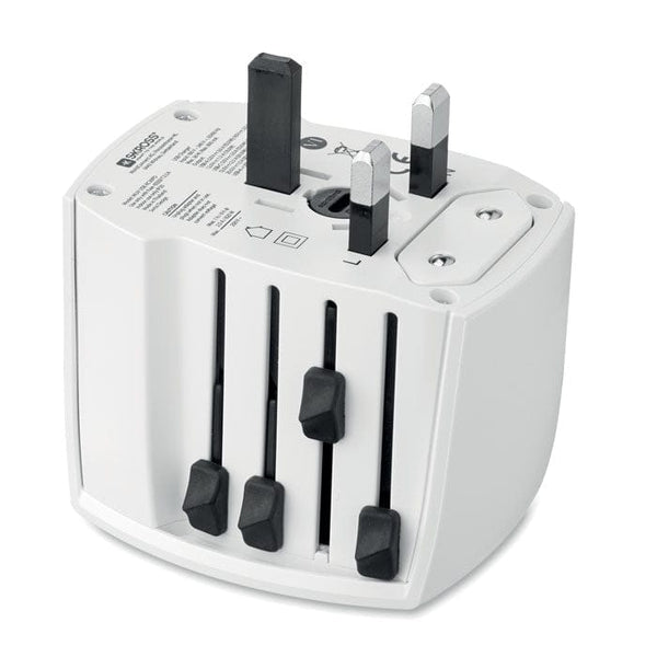 Skross MUV USB AC 30W PD Bianco - personalizzabile con logo