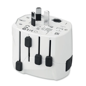 Skross PRO 3-pole world Bianco - personalizzabile con logo