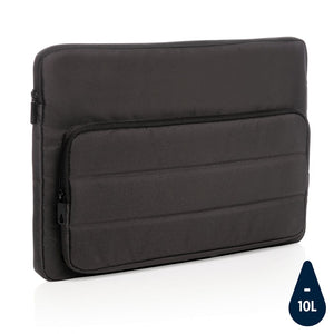 Borsa Sleeve per computer da 15,6" Impact AWARE ™ RPET nero - personalizzabile con logo