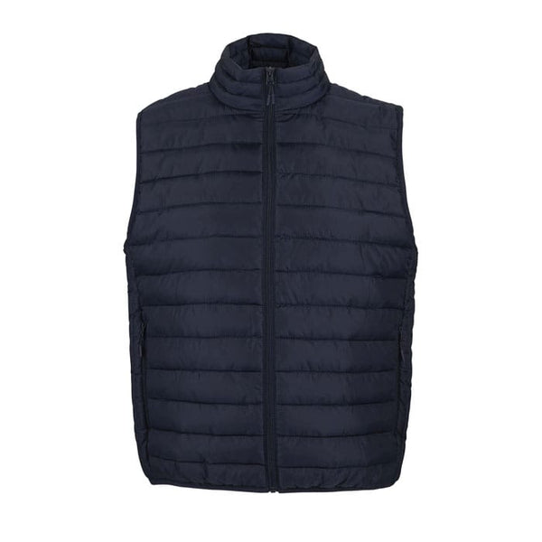 Smanicato Scaldacorpo Stream Uomo blu navy / S - personalizzabile con logo