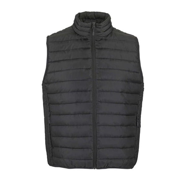 Smanicato Scaldacorpo Stream Uomo grigio scuro / S - personalizzabile con logo