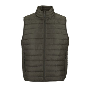 Smanicato Scaldacorpo Stream Uomo kaki / S - personalizzabile con logo