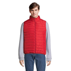 Smanicato Scaldacorpo Stream Uomo Rosso / S - personalizzabile con logo