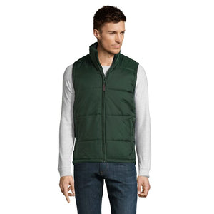 Smanicato Scaldacorpo Trapuntato Warm verde / S - personalizzabile con logo