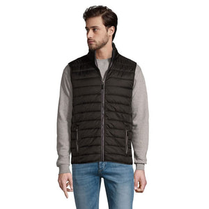 Smanicato Wave Men Scaldacorpo Nero / S - personalizzabile con logo