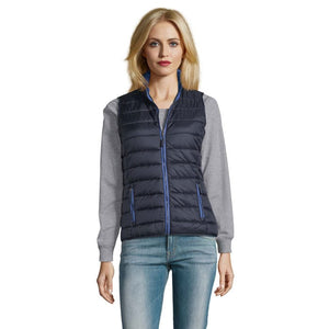Smanicato Wave Women Bodywarmer 180G Blu Navy / S - personalizzabile con logo