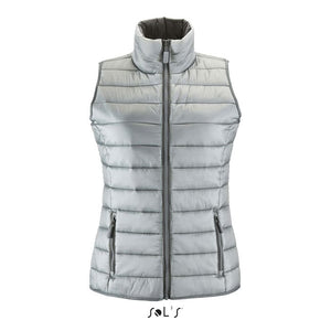 Smanicato Wave Women Bodywarmer 180G Metal Grey / S - personalizzabile con logo