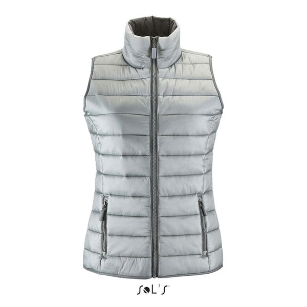 Smanicato Wave Women Bodywarmer 180G Metal Grey / S - personalizzabile con logo