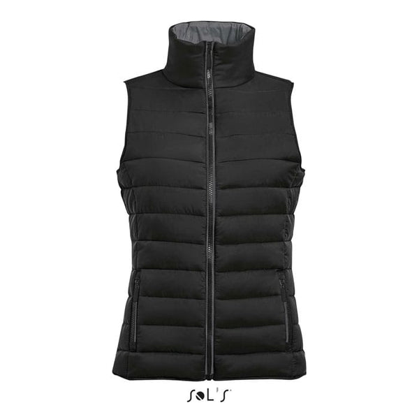 Smanicato Wave Women Bodywarmer 180G Nero / S - personalizzabile con logo