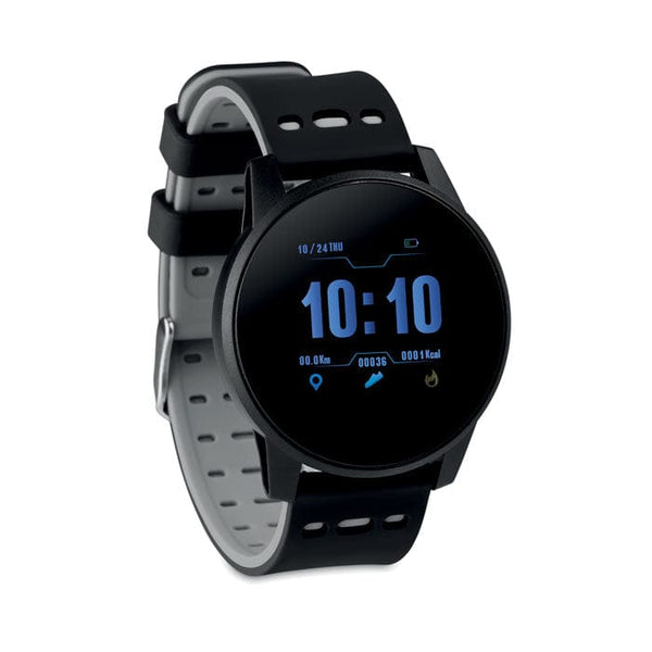 Smart watch sportivo grigio - personalizzabile con logo