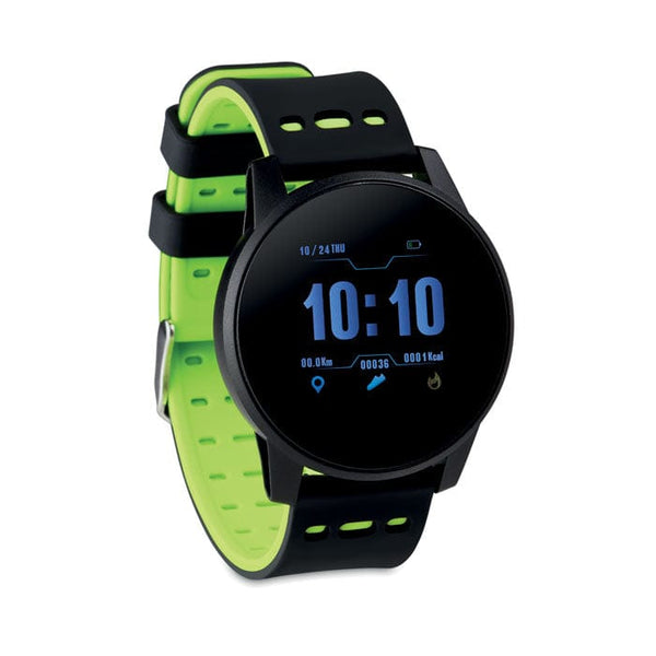 Smart watch sportivo verde calce - personalizzabile con logo