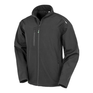 Softshell Recycled 3 Strati Man nero / XS - personalizzabile con logo