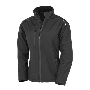 Softshell Recycled 3 Strati Woman nero / XS - personalizzabile con logo