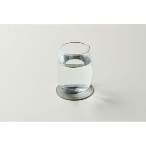 Sottobicchiere rotondo in PU - personalizzabile con logo