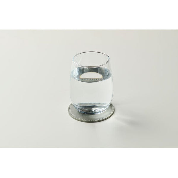 Sottobicchiere rotondo in PU - personalizzabile con logo