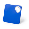 Sottobicchieri Apribottiglia Olmux blu - personalizzabile con logo