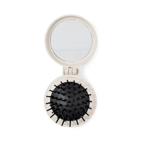 Spazzola con Specchio Flege natural - personalizzabile con logo