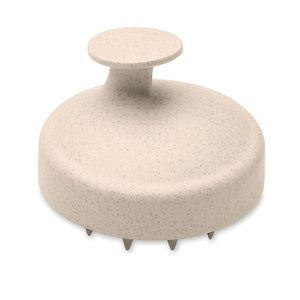 Spazzola per massaggio testa Beige - personalizzabile con logo