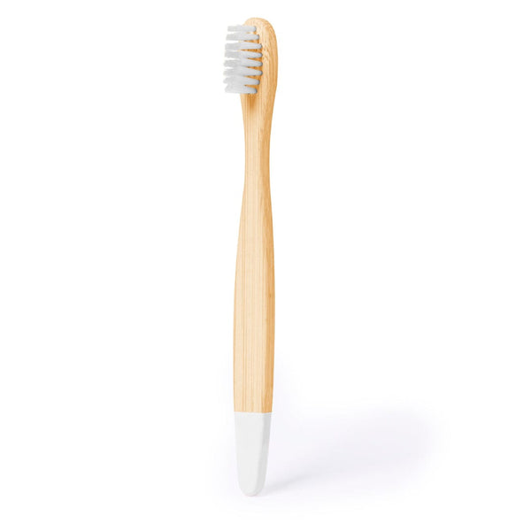 Spazzolino da Denti Becu bianco - personalizzabile con logo