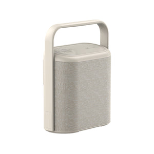 Speaker 10W con batteria rimovibile Urban Vitamin Newark RCS beige - personalizzabile con logo