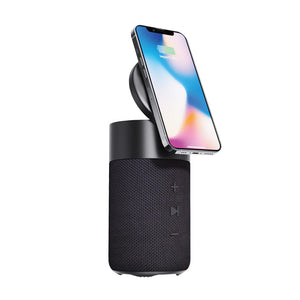 Speaker 10W e caricatore 15W Urban Vitamin Anaheim RCS nero - personalizzabile con logo