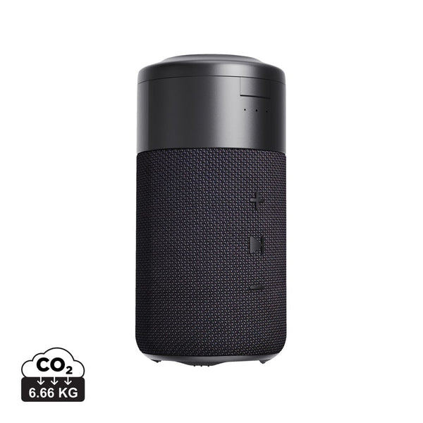 Speaker 10W e caricatore 15W Urban Vitamin Anaheim RCS nero - personalizzabile con logo