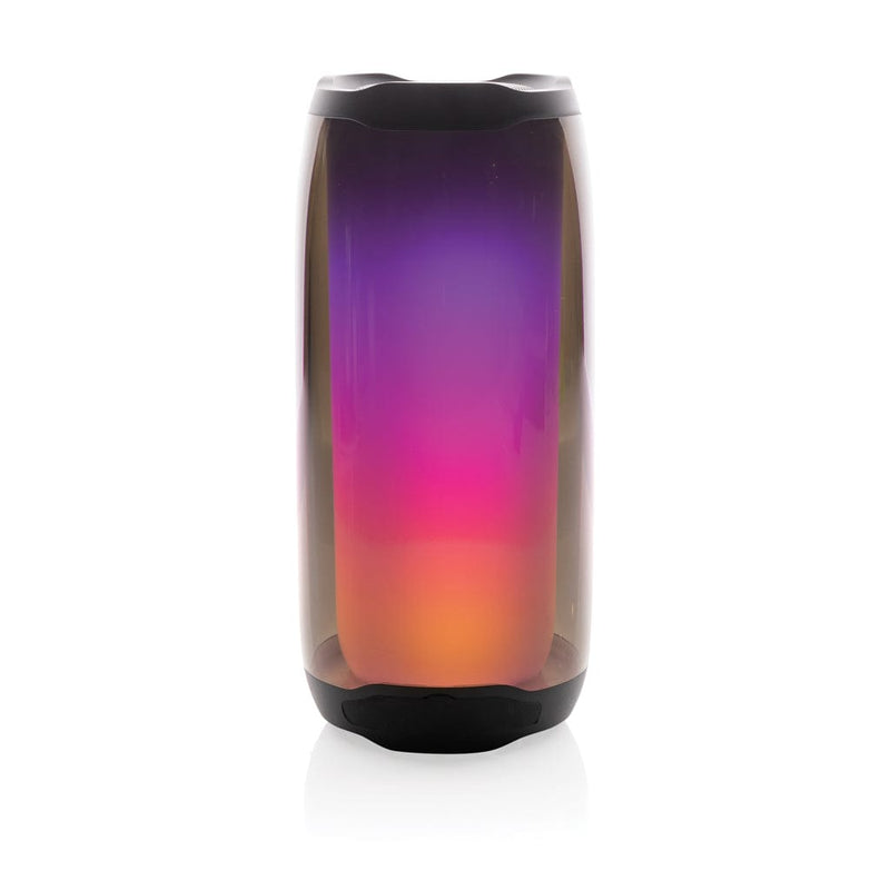Speaker 10W Lightboom in palstica riciclata RCS nero - personalizzabile con logo