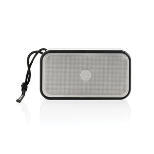 Speaker 10W Swiss Peak in rAlluminio RCS grigio - personalizzabile con logo