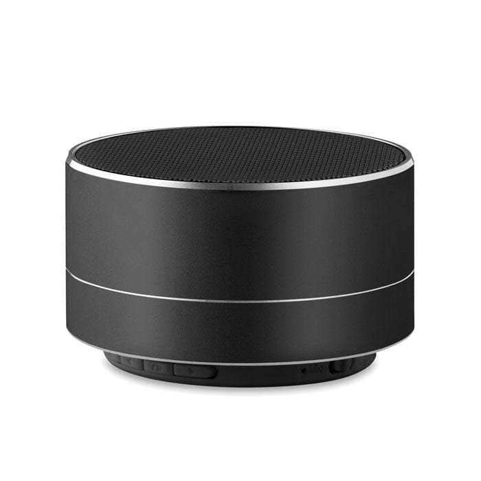 Speaker 3W in alluminio Nero - personalizzabile con logo