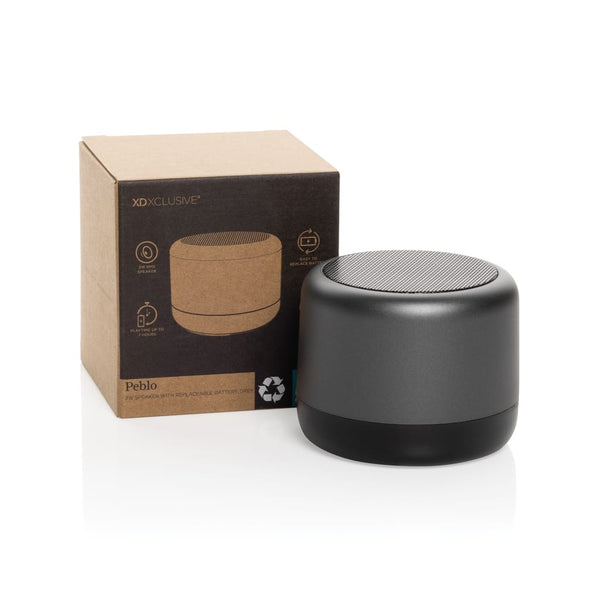 Speaker 3W Peblo con batteria rimovibile RCS - personalizzabile con logo