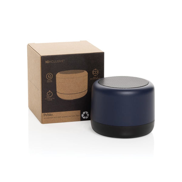 Speaker 3W Peblo con batteria rimovibile RCS - personalizzabile con logo