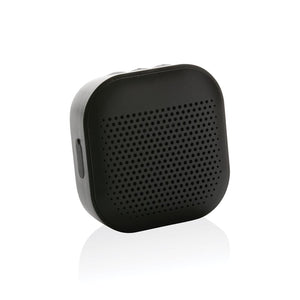 Speaker 3W Soundbox in plastica riciclata RCS nero - personalizzabile con logo