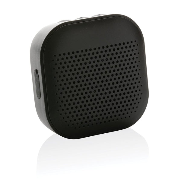 Speaker 3W Soundbox in plastica riciclata RCS nero - personalizzabile con logo