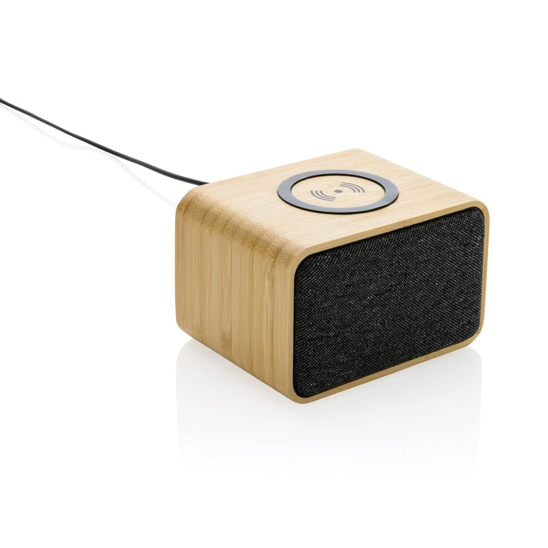 Speaker 3W wireless 5W in plastica RCS e bambù FSC® Colore: marrone €43.33 - P329.969