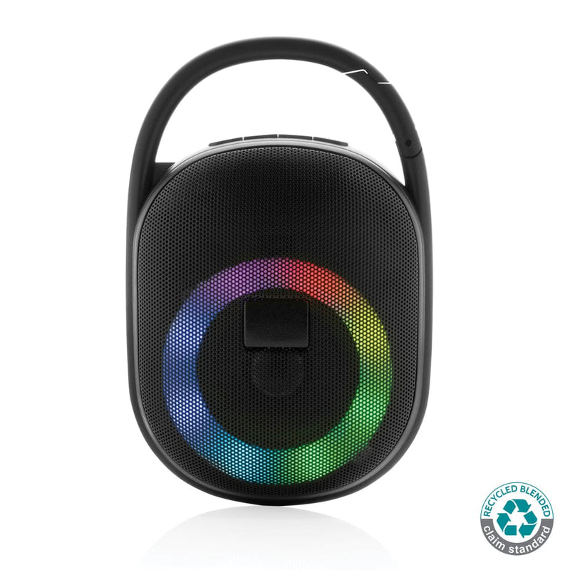 Speaker 5W Lightboom in palstica riciclata RCS con clip Colore: nero €26.68 - P329.421