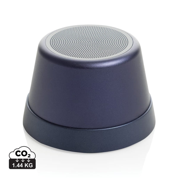Speaker 5W magnetico Nivio in rAlluminio RCS blu - personalizzabile con logo